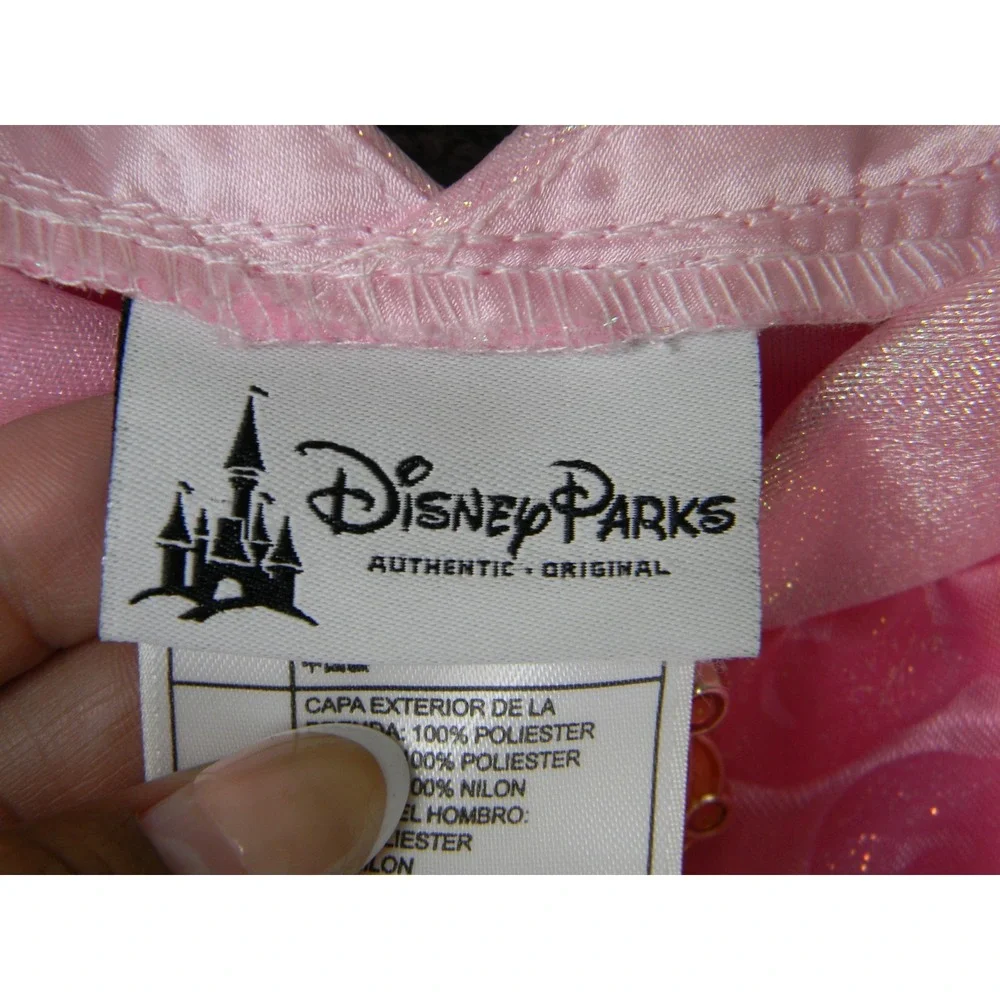 Disney Parks Princess Aurora Sleeping Beauty Pink Costume Dress Girls XS